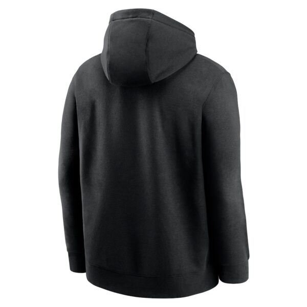 Men's Nike Black Green Bay Packers Edge Pack French Terry Club Pullover Hoodie - Image 3