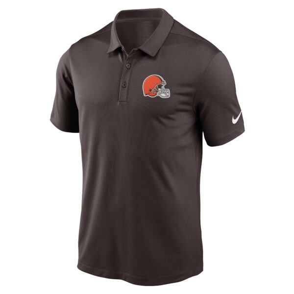 Men's Nike Brown Cleveland Browns Franchise Logo Performance Polo - Image 2