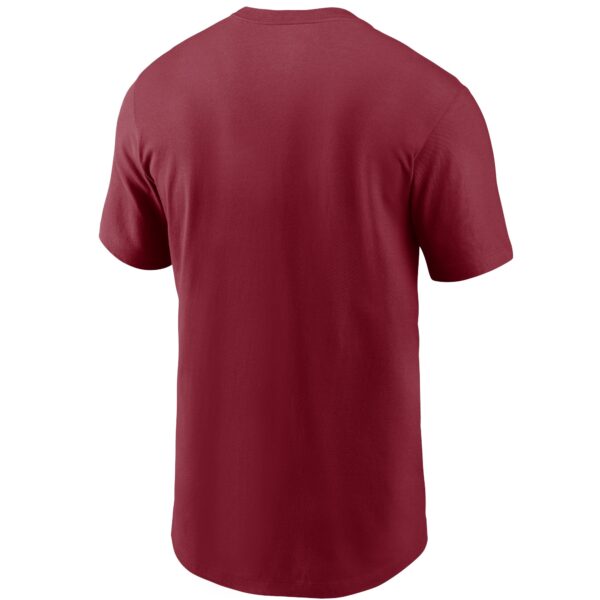 Men's Nike Cardinal Arizona Cardinals Team Wordmark T-Shirt - Image 3