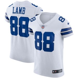 Men's Nike CeeDee Lamb White Dallas Cowboys Vapor Elite Jersey