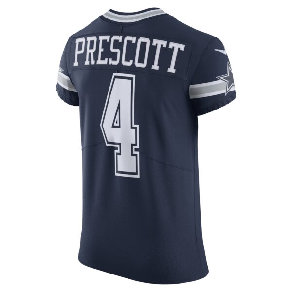 Men's Nike Dak Prescott Navy Dallas Cowboys Alternate Vapor Elite Player Jersey - Image 3