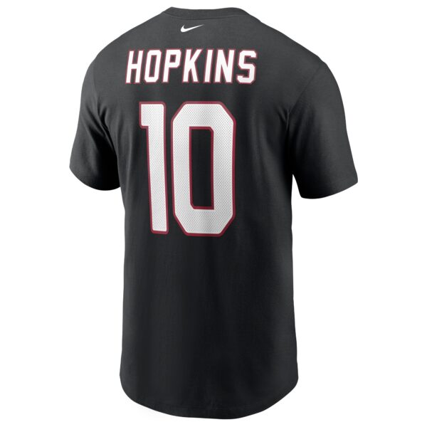 Men's Nike DeAndre Hopkins Black Arizona Cardinals Name & Number T-Shirt - Image 3