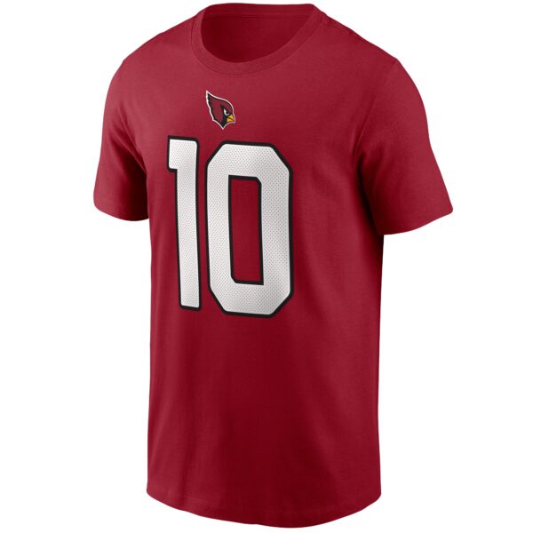 Men's Nike DeAndre Hopkins Cardinal Arizona Cardinals Player Name & Number T-Shirt - Image 2