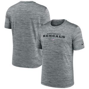 Men's Nike Gray Cincinnati Bengals Velocity Performance T-Shirt