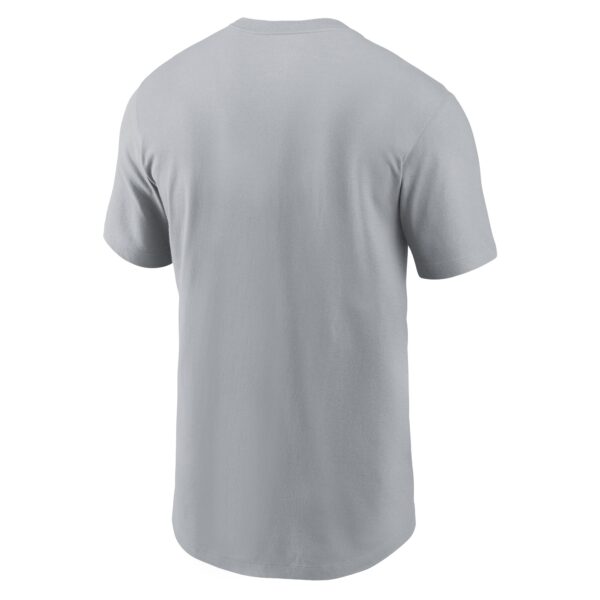 Men's Nike Gray Cleveland Browns 2023 NFL Playoffs Iconic T-Shirt - Image 3