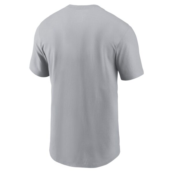 Men's Nike  Gray Detroit Lions 2023 NFL Playoffs Iconic T-Shirt - Image 3