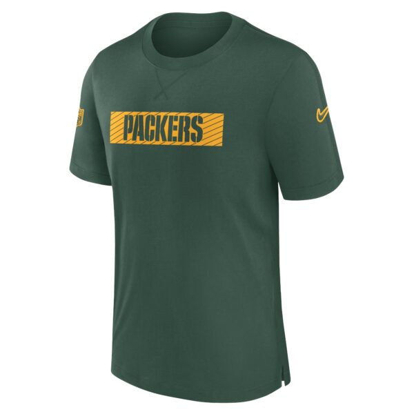 Men's Nike Green Green Bay Packers Sideline Player Performance T-Shirt - Image 2