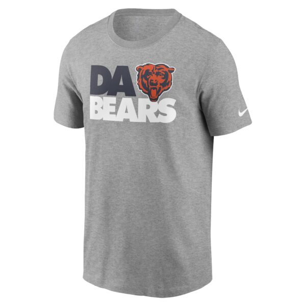 Men's Nike Heathered Gray Chicago Bears Hometown Collection Da Bears T-Shirt - Image 2