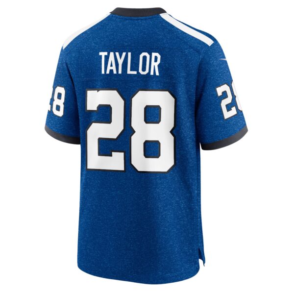 Men's Nike Jonathan Taylor Royal Indianapolis Colts Indiana Nights Alternate Game Jersey - Image 3