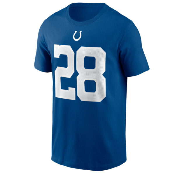Men's Nike Jonathan Taylor Royal Indianapolis Colts Player Name & Number T-Shirt - Image 2