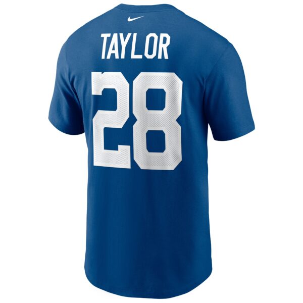 Men's Nike Jonathan Taylor Royal Indianapolis Colts Player Name & Number T-Shirt - Image 3