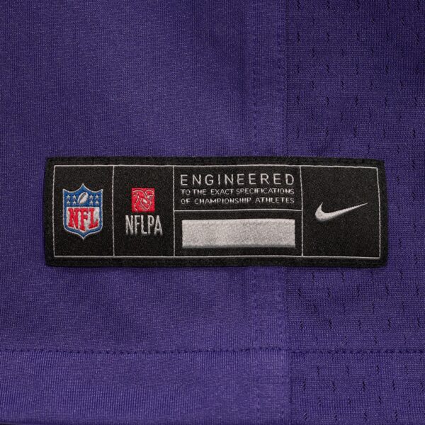 Men's Nike Justin Tucker Purple Baltimore Ravens Game Jersey - Image 6