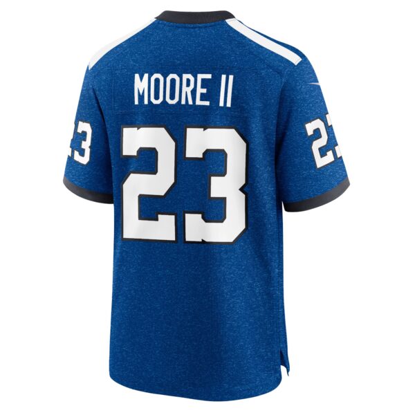 Men's Nike Kenny Moore II Royal Indianapolis Colts Indiana Nights Alternate Game Jersey - Image 3