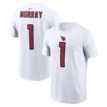 Men's Nike Kyler Murray White Arizona Cardinals Name & Number T-Shirt