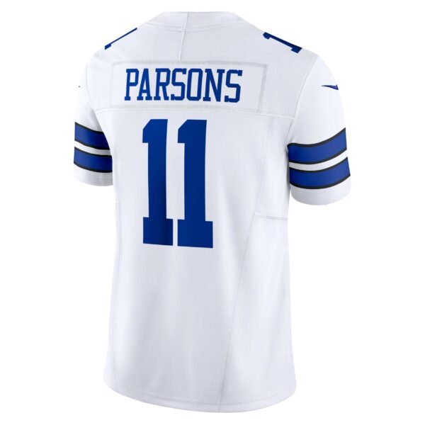 Men's Nike Micah Parsons White Dallas Cowboys Vapor F.U.S.E. Limited Jersey - Image 3