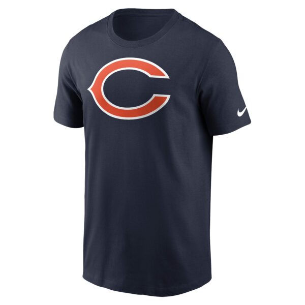 Men's Nike Navy Chicago Bears Primary Logo T-Shirt - Image 2