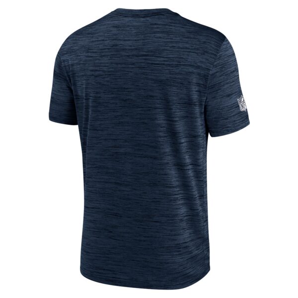Men's Nike Navy Dallas Cowboys Sideline Velocity Performance T-Shirt - Image 3