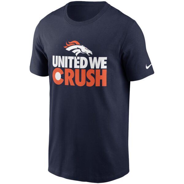 Men's Nike Navy Denver Broncos Hometown Collection Crush T-Shirt - Image 2