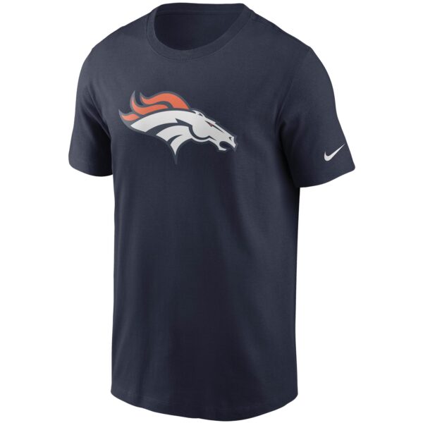 Men's Nike Navy Denver Broncos Primary Logo T-Shirt - Image 2