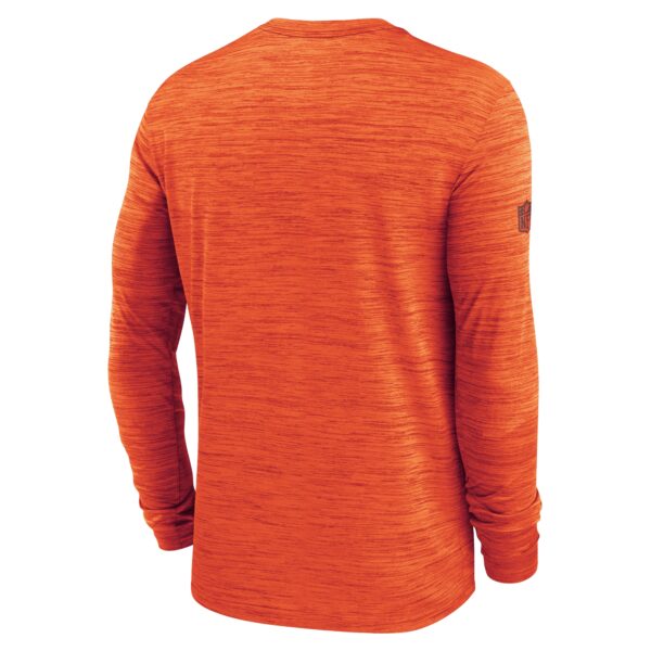 Men's Nike Orange Cleveland Browns 2024 Sideline Velocity Performance Long Sleeve T-Shirt - Image 3