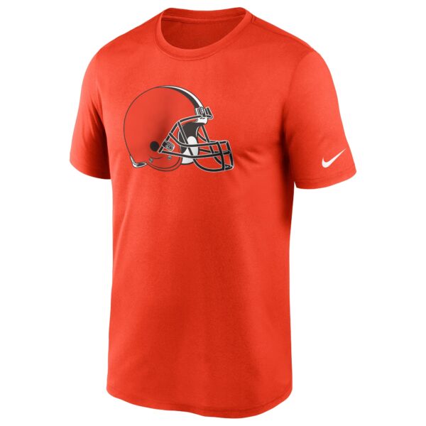 Men's Nike Orange Cleveland Browns Logo Essential Legend Performance T-Shirt - Image 2