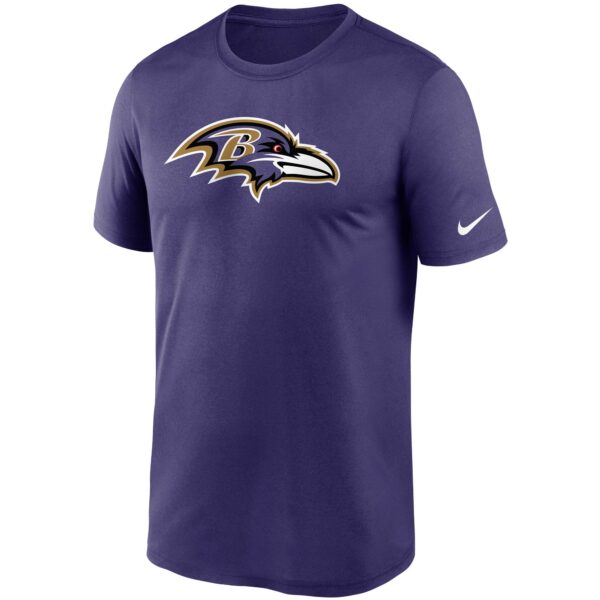 Men's Nike Purple Baltimore Ravens Logo Essential Legend Performance T-Shirt - Image 2