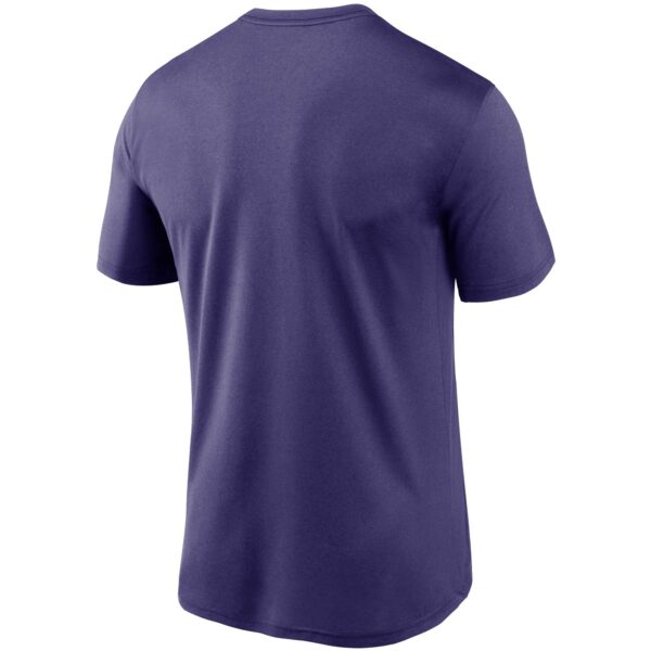 Men's Nike Purple Baltimore Ravens Logo Essential Legend Performance T-Shirt - Image 3