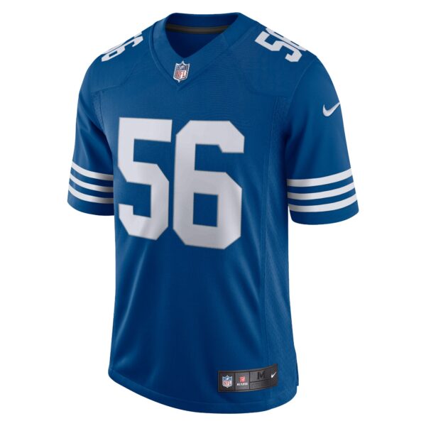 Men's Nike Quenton Nelson Royal Indianapolis Colts Alternate Vapor Limited Jersey - Image 2
