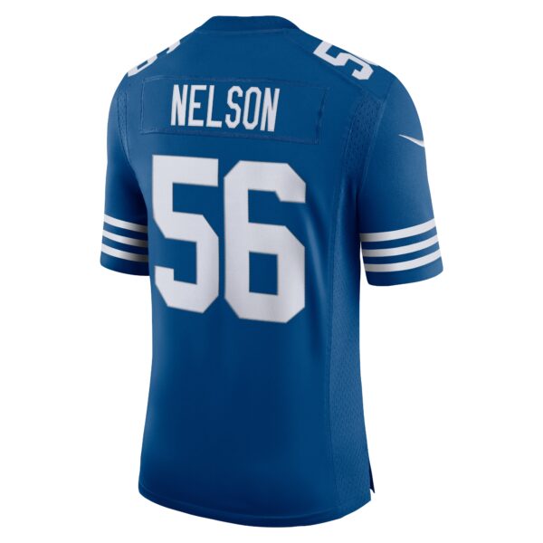 Men's Nike Quenton Nelson Royal Indianapolis Colts Alternate Vapor Limited Jersey - Image 3