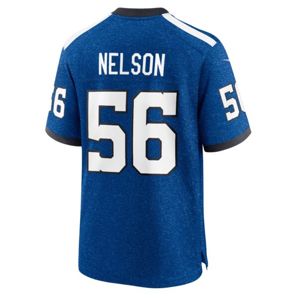 Men's Nike Quenton Nelson Royal Indianapolis Colts Indiana Nights Alternate Game Jersey - Image 3