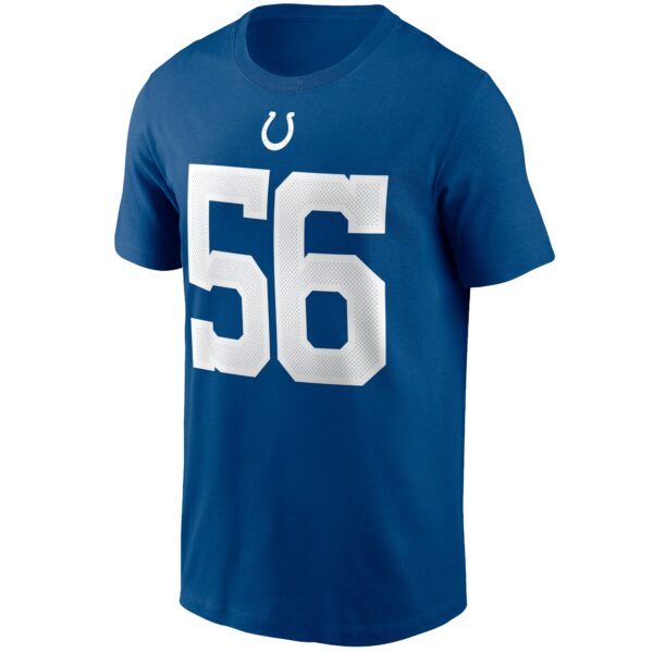 Men's Nike Quenton Nelson Royal Indianapolis Colts Name & Number T-Shirt - Image 2