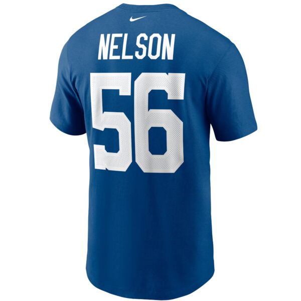 Men's Nike Quenton Nelson Royal Indianapolis Colts Name & Number T-Shirt - Image 3