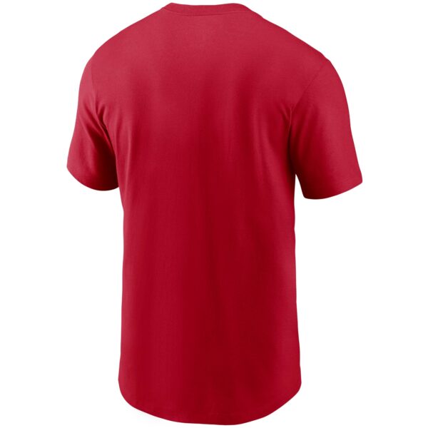 Men's Nike Red Buffalo Bills Primary Logo T-Shirt - Image 3
