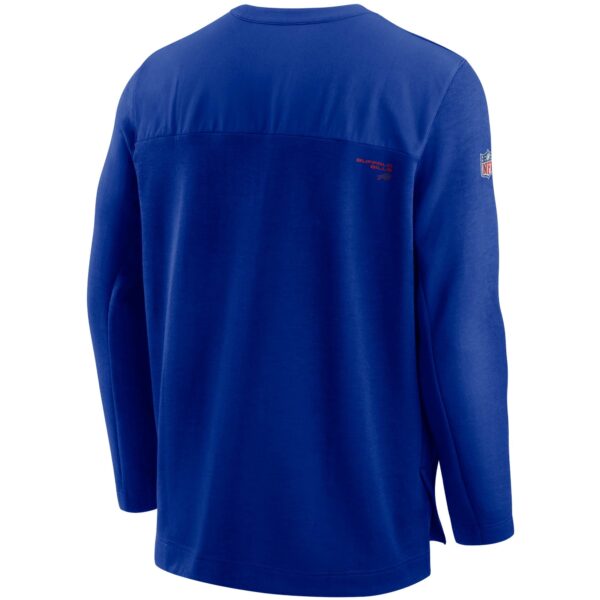 Men's Nike Royal Buffalo Bills Sideline Half-Zip UV Performance Jacket - Image 3