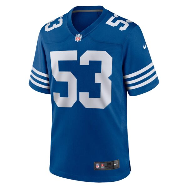 Men's Nike Darius Leonard Royal Indianapolis Colts Alternate Game Jersey - Image 2