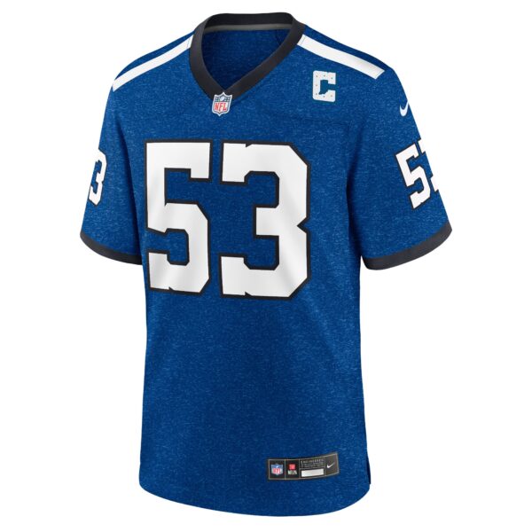 Men's Nike Shaquille Leonard Royal Indianapolis Colts Indiana Nights Alternate Game Jersey - Image 2