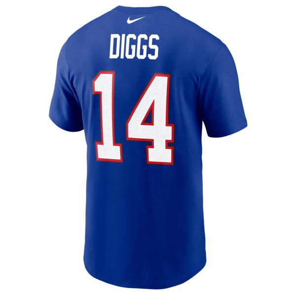 Men's Nike Stefon Diggs Royal Buffalo Bills Name & Number T-Shirt - Image 3
