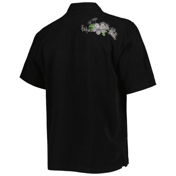 Men's Tommy Bahama Black Atlanta Falcons Sport Azule Oasis Camp Button-Up Shirt - Image 3