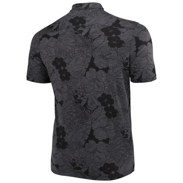 Men's Tommy Bahama Black Carolina Panthers Big & Tall Miramar Blooms Polo - Image 4