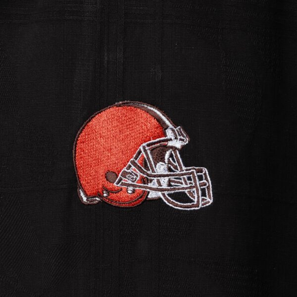 Men's Tommy Bahama Black Cleveland Browns Azule Oasis Button-Up Shirt - Image 3