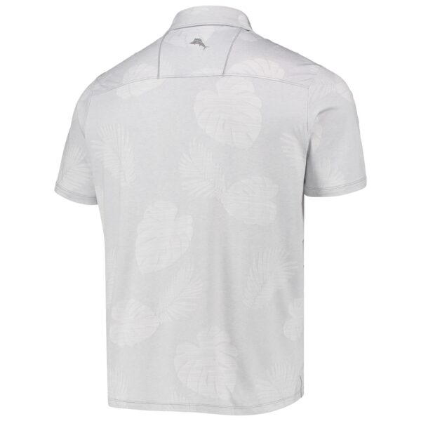 Men's Tommy Bahama Gray Cleveland Browns Palm Coast Delray Frond Allover IslandZone Polo - Image 4
