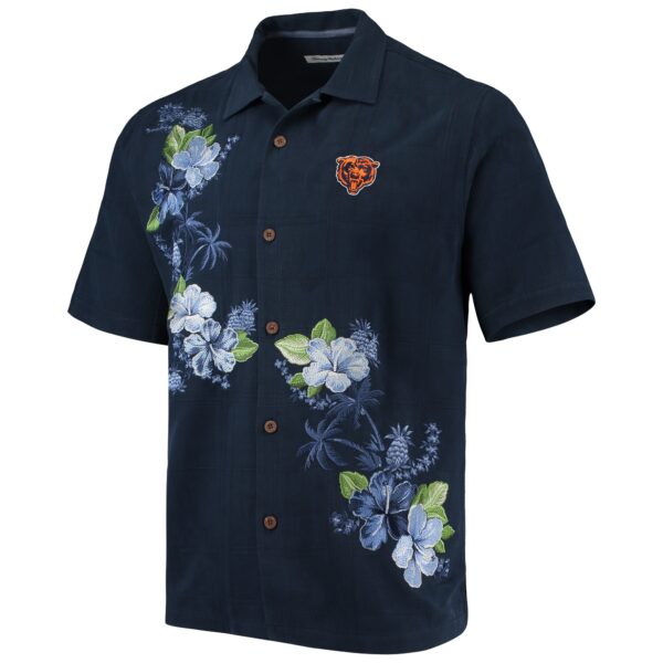 Men's Tommy Bahama Navy Chicago Bears Azule Oasis Button-Up Shirt - Image 2