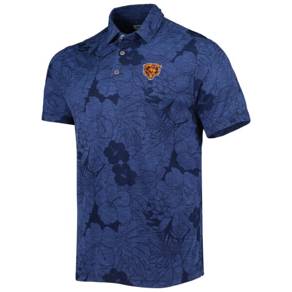 Men's Tommy Bahama Navy Chicago Bears Miramar Blooms Polo - Image 2