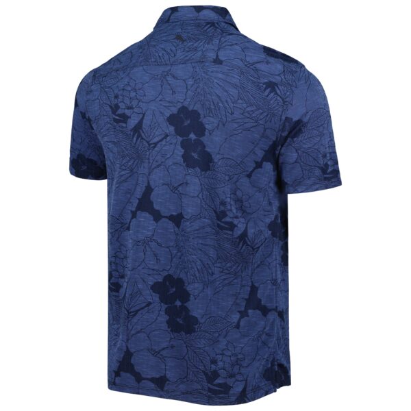 Men's Tommy Bahama Navy Chicago Bears Miramar Blooms Polo - Image 3