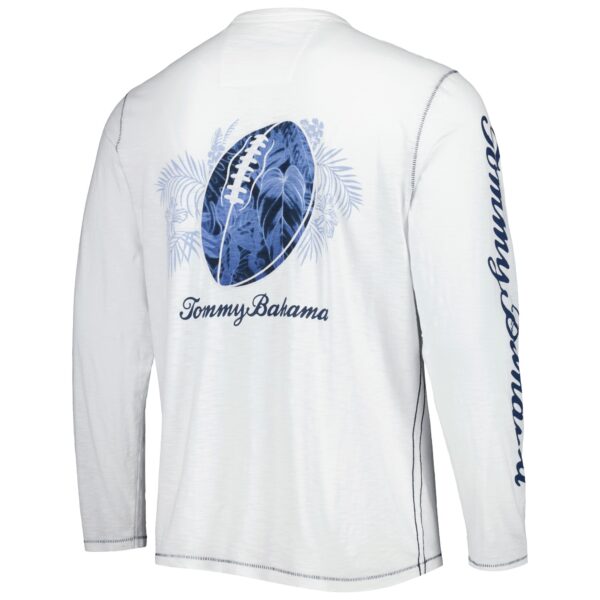 Men's Tommy Bahama White Dallas Cowboys Laces Out Billboard Long Sleeve T-Shirt - Image 3