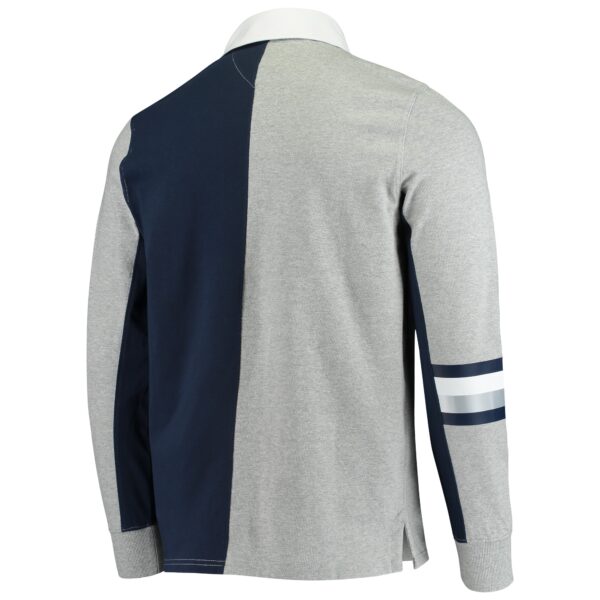 Men's Tommy Hilfiger Heathered Gray Dallas Cowboys Rugby Long Sleeve Polo - Image 4
