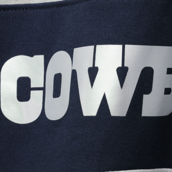 Men's Tommy Hilfiger Heathered Gray Dallas Cowboys Rugby Long Sleeve Polo - Image 3