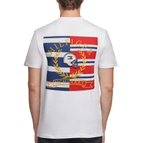 Men's Tommy Hilfiger White Dallas Cowboys Embroidered Patch T-Shirt - Image 3