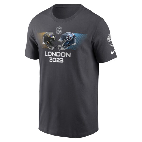 NFL Nike Cotton T-Shirt LDN Ravens vs Titans - Image 2