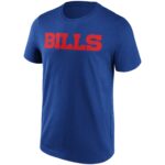 Buffalo Bills Primary Colour Wordmark T-Shirt - Mens